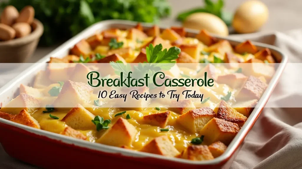 Breakfast Casserole with Bread